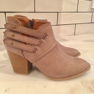 Taupe Ankle Booties